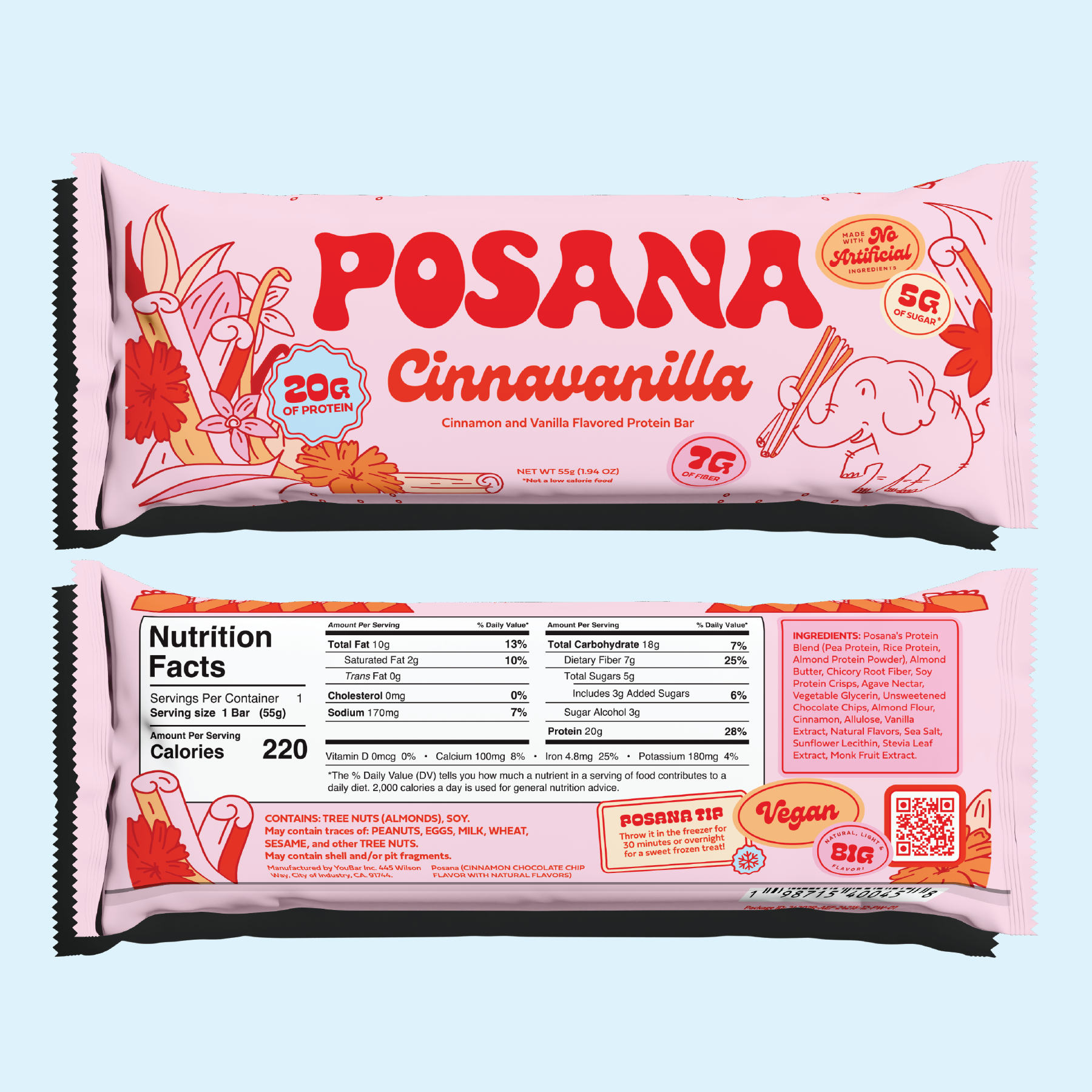 Cinnavanilla Protein Bar